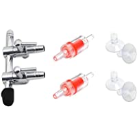 BornFeel Válvula de control de flujo de aire 7 en 1- kit divisor de bomba de aire de 2 vías y 2 válvulas de retención…